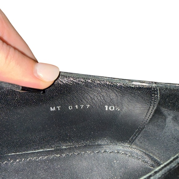 Louis Vuitton Black Leather Lace Up Derby Shoes Size 10.5 - Picture 8 of 8